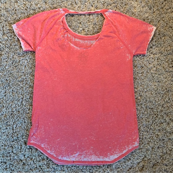 Chaser Pink Anchor Distressed T-Shirt Women’s Size Medium - Picture 6 of 13